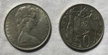 Load image into Gallery viewer, 1966 Round 50 cent Australian coin