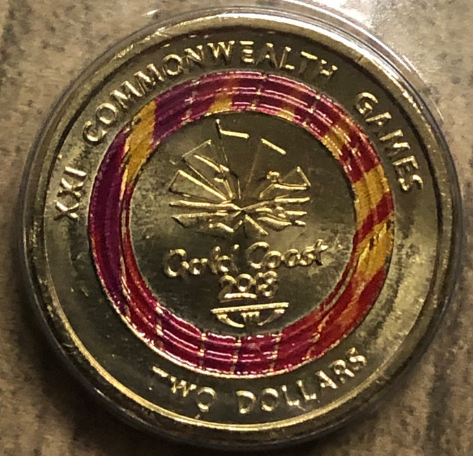 2018 Gold Coast Commonwealth Games $2 Coin, Uncirculated