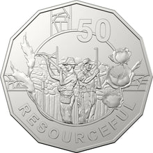 Load image into Gallery viewer, 2018 50c &#39;Resourceful&#39; Coin -ANZAC Spirit - Armistice Centenary